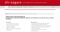 Desktop Screenshot of din-bagare.se